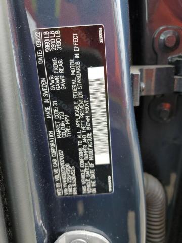 2022 VOLVO XC60 T8 RE YV4H60DZ2N1070057