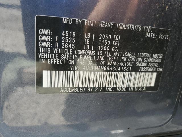 2017 SUBARU LEGACY 2.5 - 4S3BNAN69H3041881
