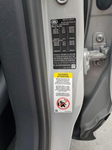 2022 LAND ROVER RANGE ROVE - SALZL2FX5NH173481