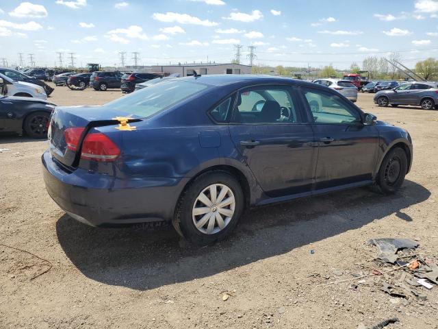Vin: 1vwap7a37dc051594, lot: 55253775, volkswagen passat s 20133