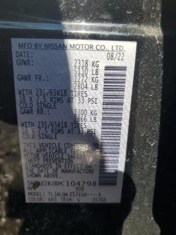 2023 NISSAN MURANO SV 5N1AZ2BJ8PC104798