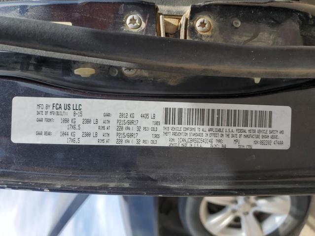 2016 JEEP COMPASS SP 1C4NJCBA5GD543146