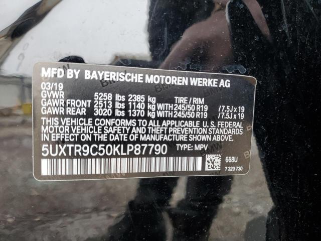 2019 BMW X3 XDRIVE3 - 5UXTR9C50KLP87790