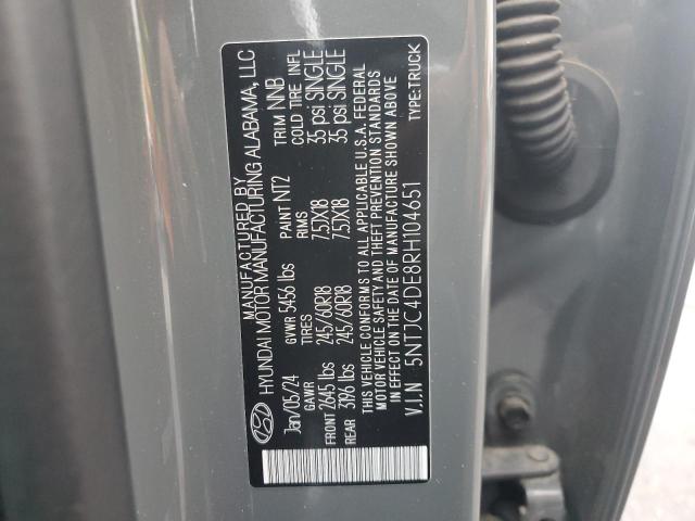 2024 HYUNDAI SANTA CRUZ - 5NTJC4DE8RH104651
