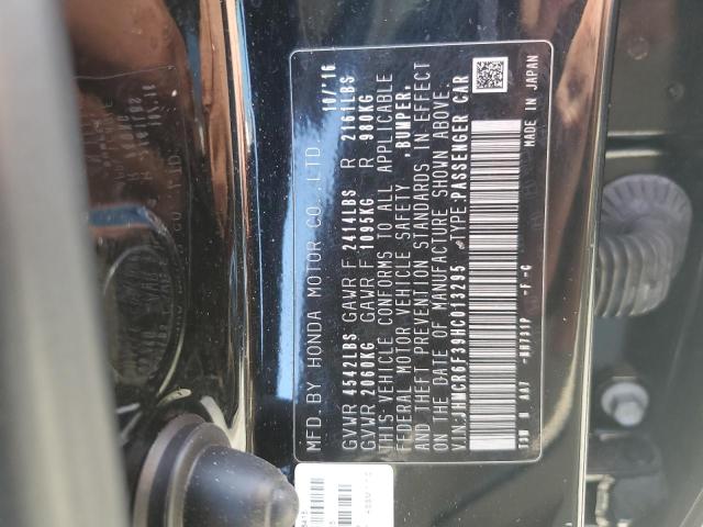 2017 HONDA ACCORD HYB - JHMCR6F39HC013295
