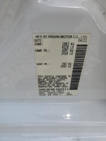 2021 NISSAN ALTIMA S - 1N4BL4BV3MN380921