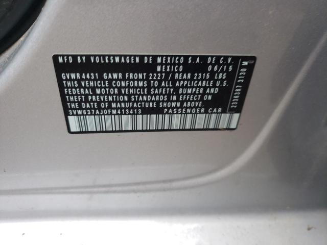 2015 VOLKSWAGEN JETTA HYBR 3VW637AJ0FM413413