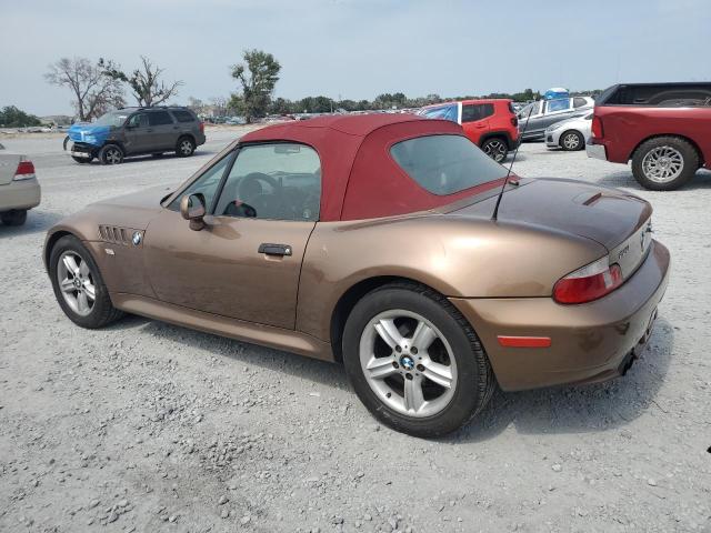BMW Z3 2.5 2001 tan  gas WBACN33441LK46402 photo #3