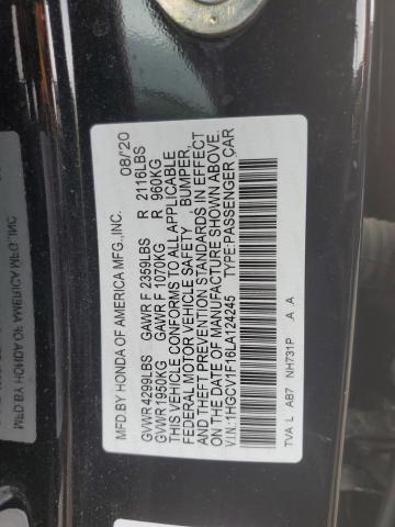 2020 HONDA ACCORD LX - 1HGCV1F16LA124245