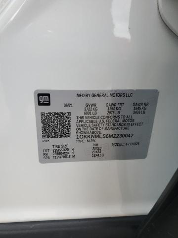 2021 GMC ACADIA SLT 1GKKNMLS6MZ230047