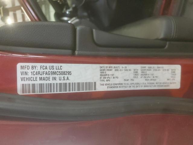 2021 JEEP GRAND CHEROKEE LAREDO 1C4RJFAG9MC508295