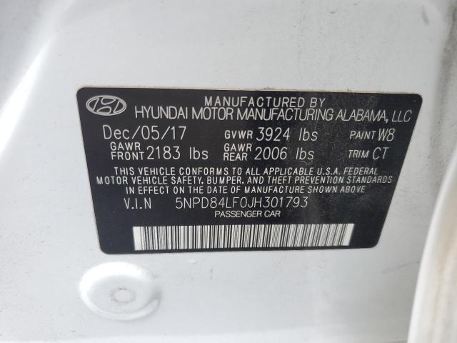 2018 HYUNDAI ELANTRA SE - 5NPD84LF0JH301793