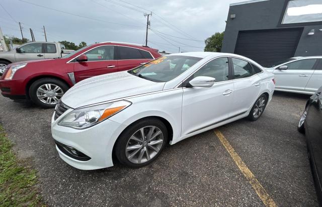 HYUNDAI AZERA 2016 white sedan 4d gas KMHFG4JG4GA519447 photo #3
