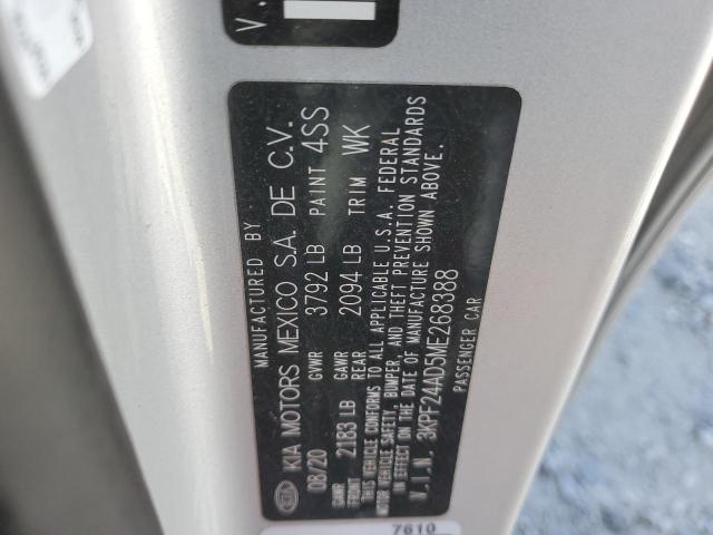 2021 KIA FORTE FE - 3KPF24AD5ME268388