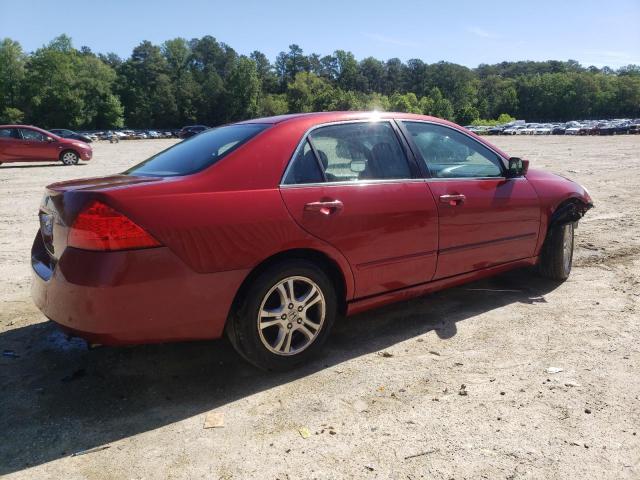 HONDA ACCORD SE 2007 red  gas 1HGCM56367A107575 photo #4