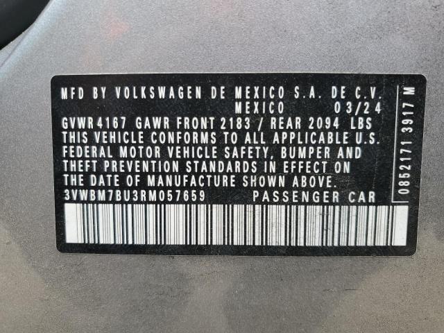 2024 VOLKSWAGEN JETTA SPOR 3VWBM7BU3RM057659