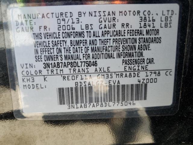 2013 NISSAN SENTRA S - 3N1AB7AP8DL775046