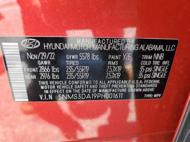 2023 HYUNDAI SANTA FE S - 5NMS3DA19PH001611