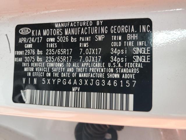 2018 KIA SORENTO LX - 5XYPG4A3XJG346157