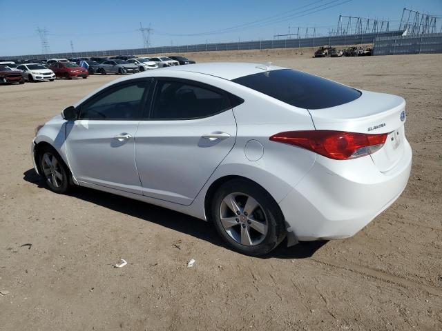HYUNDAI ELANTRA GL 2013 white  gas 5NPDH4AE3DH260767 photo #3