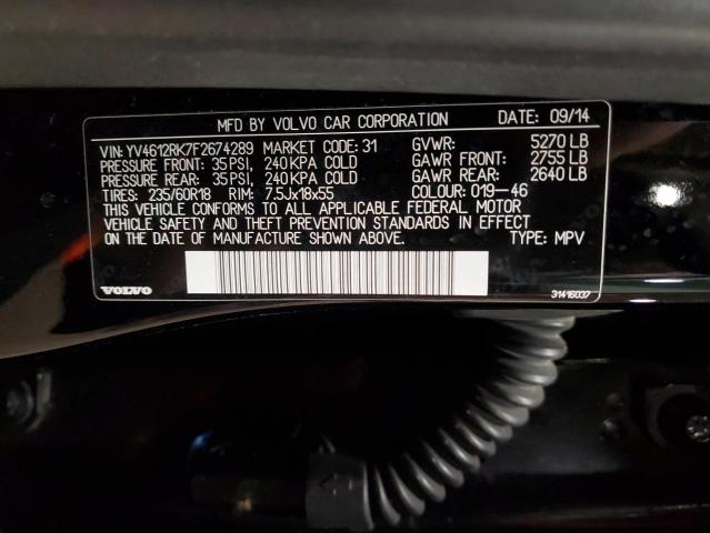 2015 VOLVO XC60 T5 PR - YV4612RK7F2674289