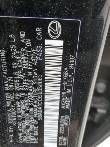 2025 LEXUS ES 300H BA 58ADA1C13SU058063