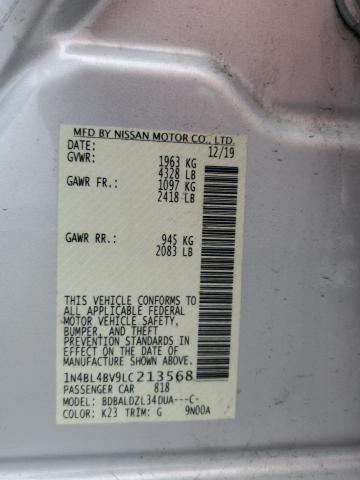 2020 NISSAN ALTIMA S - 1N4BL4BV9LC213568