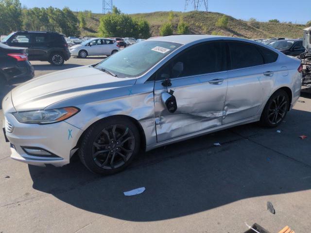 FORD FUSION SE 2018 silver  gas 3FA6P0HD6JR253036 photo #1