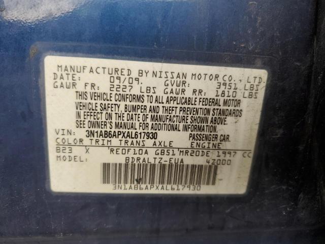 2010 NISSAN SENTRA 2.0 #3291336133