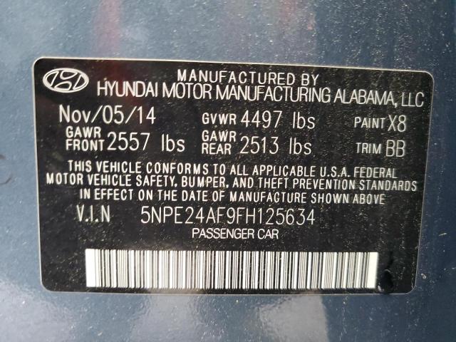 2015 HYUNDAI SONATA SE - 5NPE24AF9FH125634