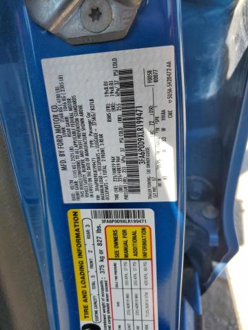 2020 FORD FUSION TIT 3FA6P0D9XLR199471