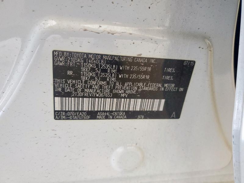 2015 TOYOTA RAV4 LIMIT - 2T3DFREV7FW367653