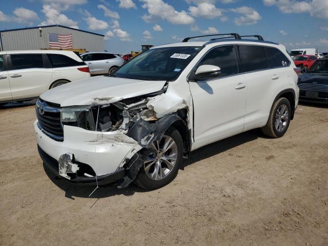 Vin: 5tdjkrfhxfs082650, lot: 55861335, toyota highlander xle 2015 img_1