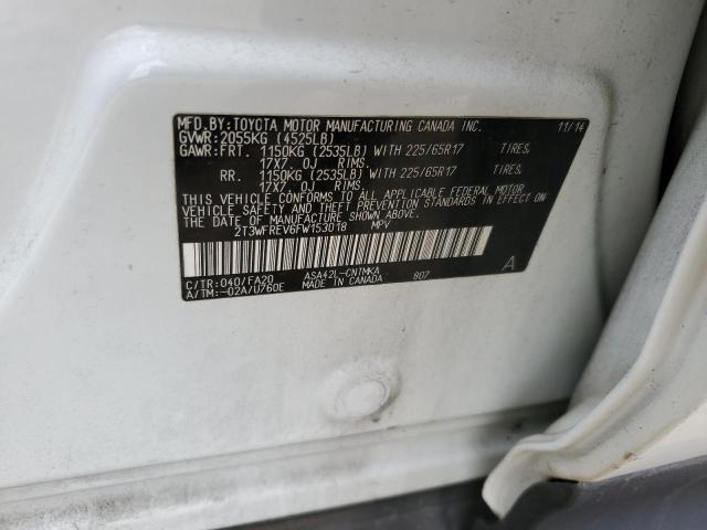 2015 TOYOTA RAV4 XLE - 2T3WFREV6FW153018