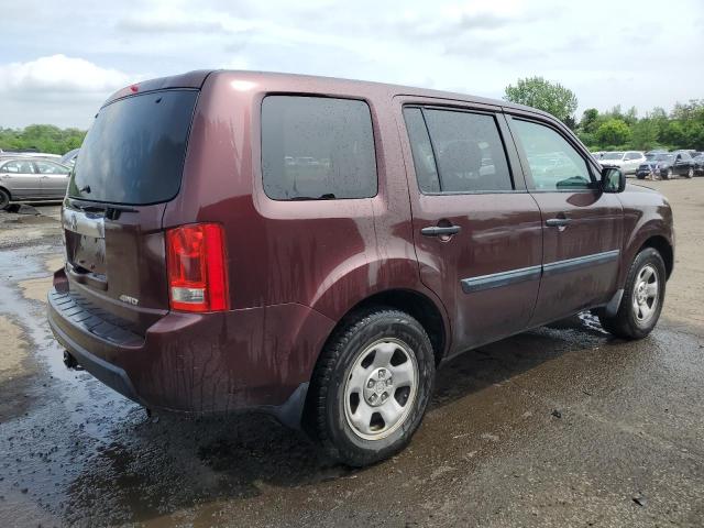 Vin: 5fnyf4h20ab003479, lot: 57418765, honda pilot lx 20103