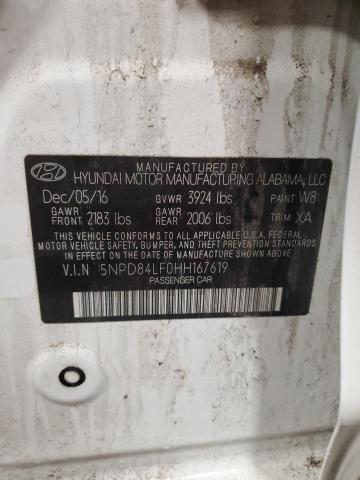 2017 HYUNDAI ELANTRA SE - 5NPD84LF0HH167619