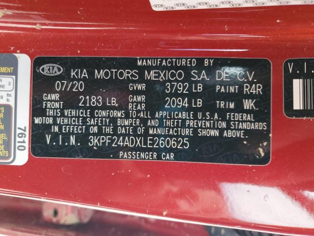 2020 KIA FORTE FE - 3KPF24ADXLE260625