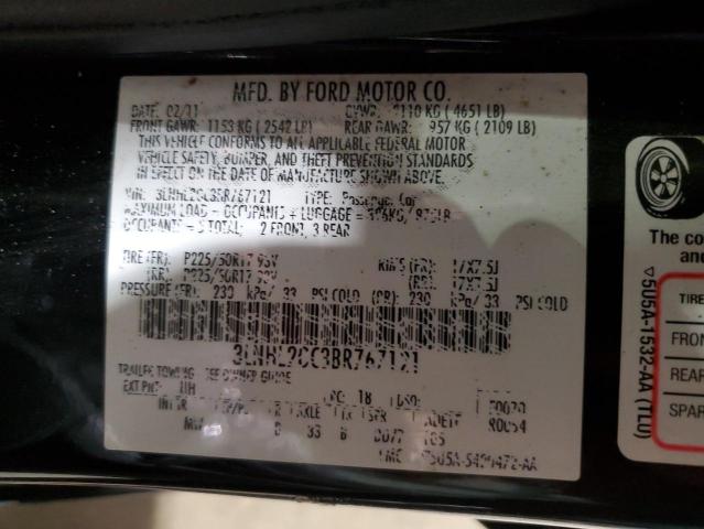 2011 LINCOLN MKZ - 3LNHL2GC3BR767121