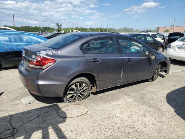 Vin: 19xfb2f85fe248225, lot: 57252085, honda civic ex 20153