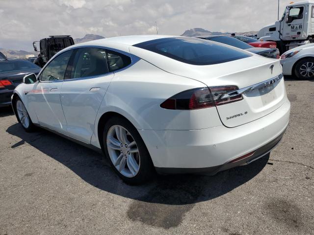 TESLA MODEL S 2015 white hatchbac electric 5YJSA1E11FF113978 photo #3