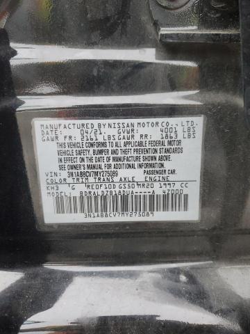 2021 NISSAN SENTRA SV - 3N1AB8CV7MY275089