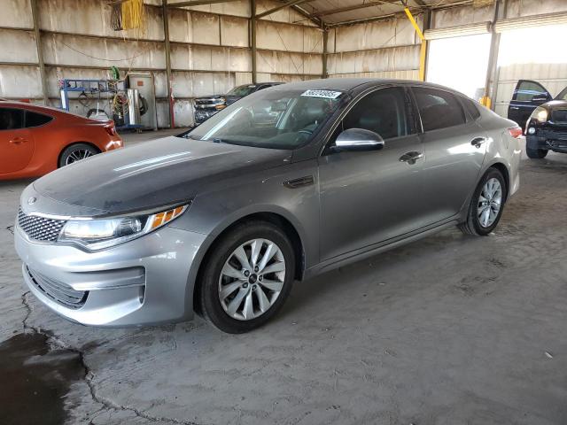 KIA OPTIMA EX 2018 gray  gas 5XXGU4L31JG197373 photo #1