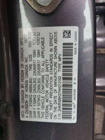 2017 HONDA CR-V LX - 2HKRW6H37HH213162