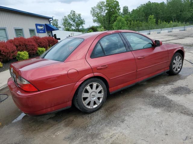 LINCOLN LS 2004 red  gas 1LNHM87A24Y614992 photo #4