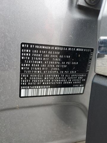 2021 VOLKSWAGEN TIGUAN SE - 3VV3B7AX8MM058499