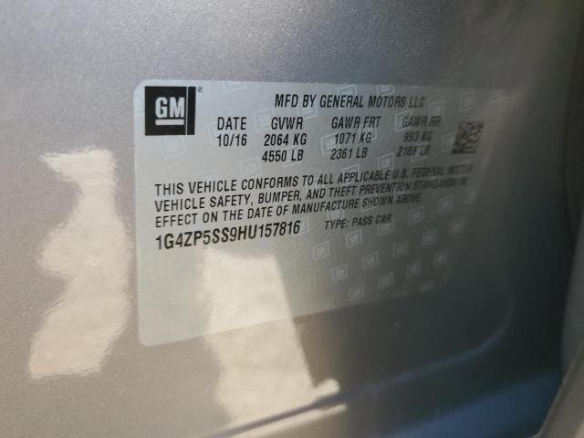2017 BUICK LACROSSE E - 1G4ZP5SS9HU157816