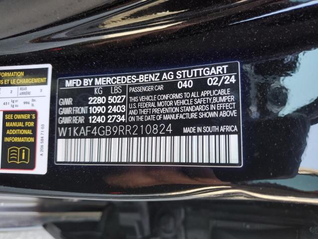 2024 MERCEDES-BENZ C 300 - W1KAF4GB9RR210824