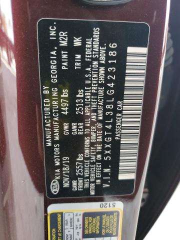 2020 KIA OPTIMA LX 5XXGT4L38LG423186