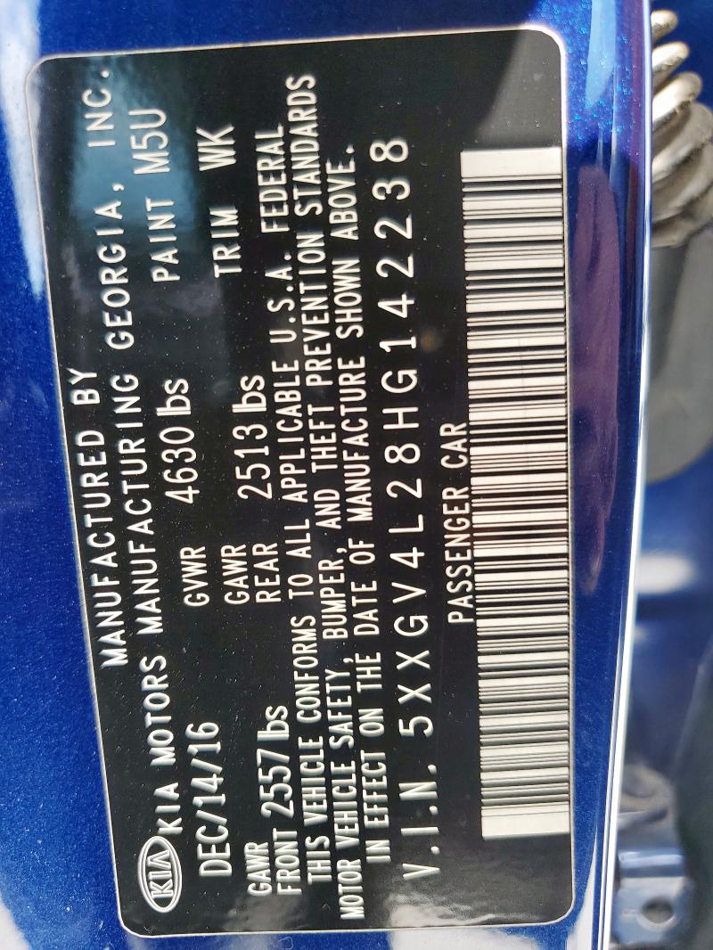 2017 KIA OPTIMA SXL 5XXGV4L28HG142238