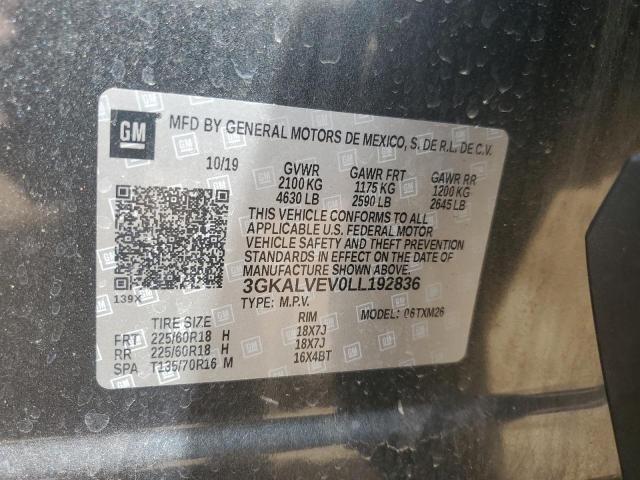 2020 GMC TERRAIN SL - 3GKALVEV0LL192836